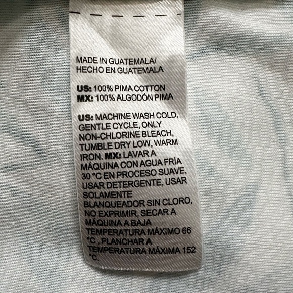 Chico's 100% Pima Cotton Palms Everyday V-neck Short Sleeves Tee, Sz Large - Picture 10 of 11